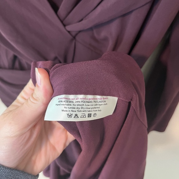 M.M. LAFLEUR Blair Dress Blackberry Size 6 - Picture 6 of 6